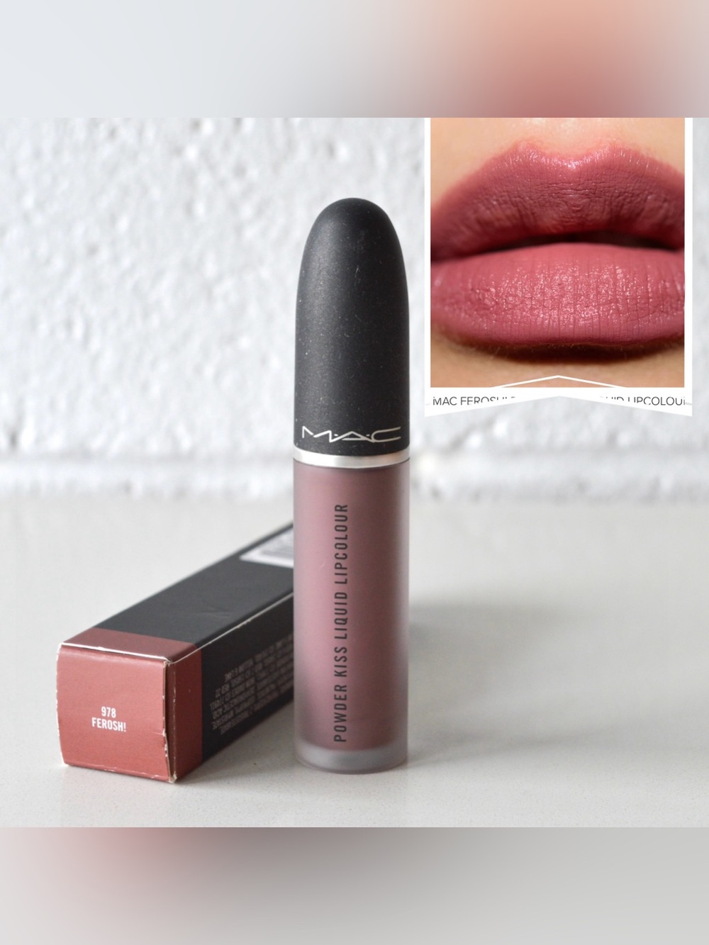 Mac Cosmetics Powder Kiss Liquid Lipcolour *FEROSH!* Discontinued Mauve